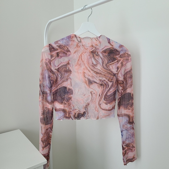 SHEIN sheer crop top - Picture 5 of 5